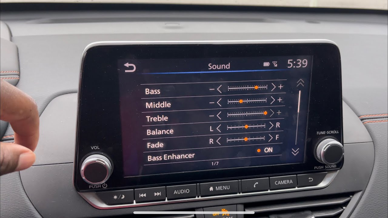 How To Adjust Bass In Nissan Altima