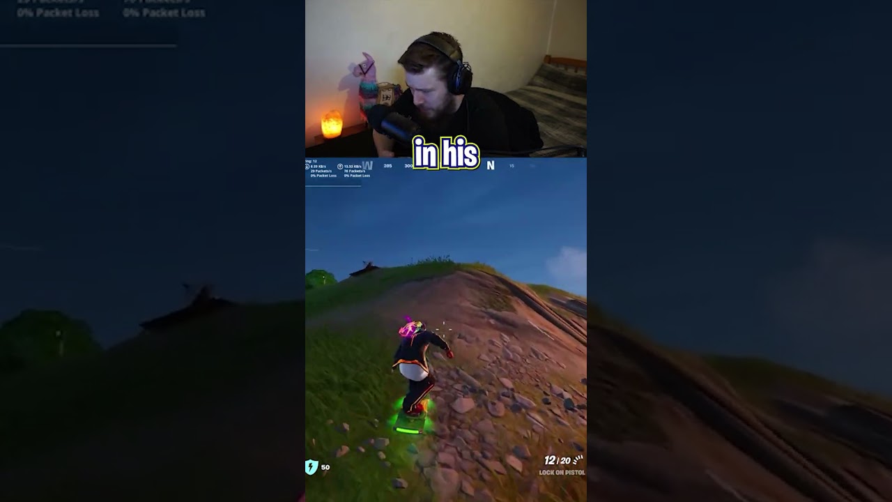 Lock on pistol + driftboard = new Fortnite meta 🔥