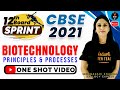 Biotechnology Principles and Processes Class 12 One Shot | Class 12 Board Exam 2021 Preparation