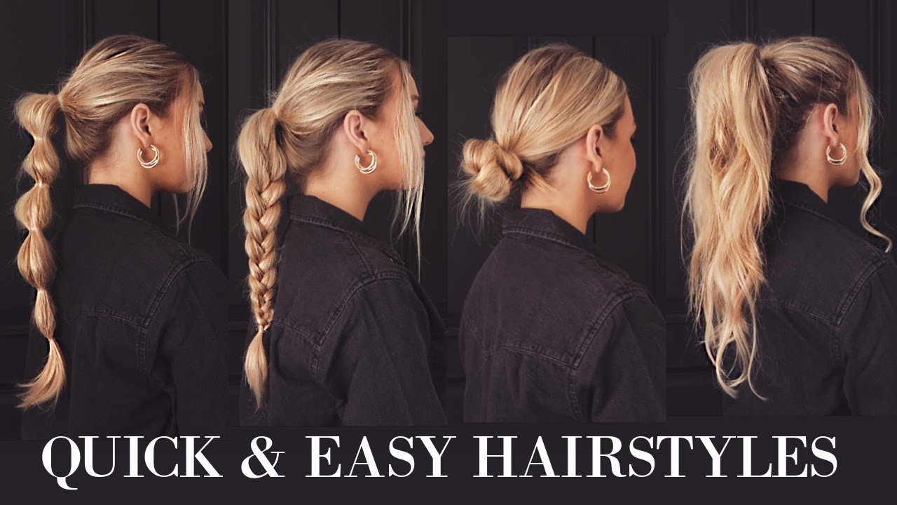 3 easy, holiday hairstyles you can actually do yourself