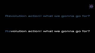 Atari Teenage Riot - Revolution Action KARAOKE /// INSTRUMENTAL /// LYRICS