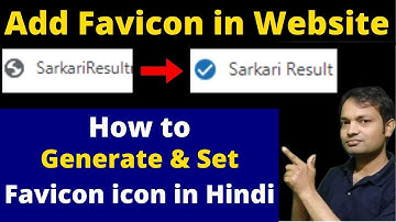 How to Set Favicon Icon in Blogger and Wordpress Website in Hindi