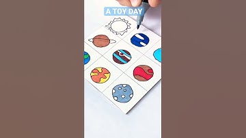 DIY 🌎 SLIDE PLANETS GAME #shorts