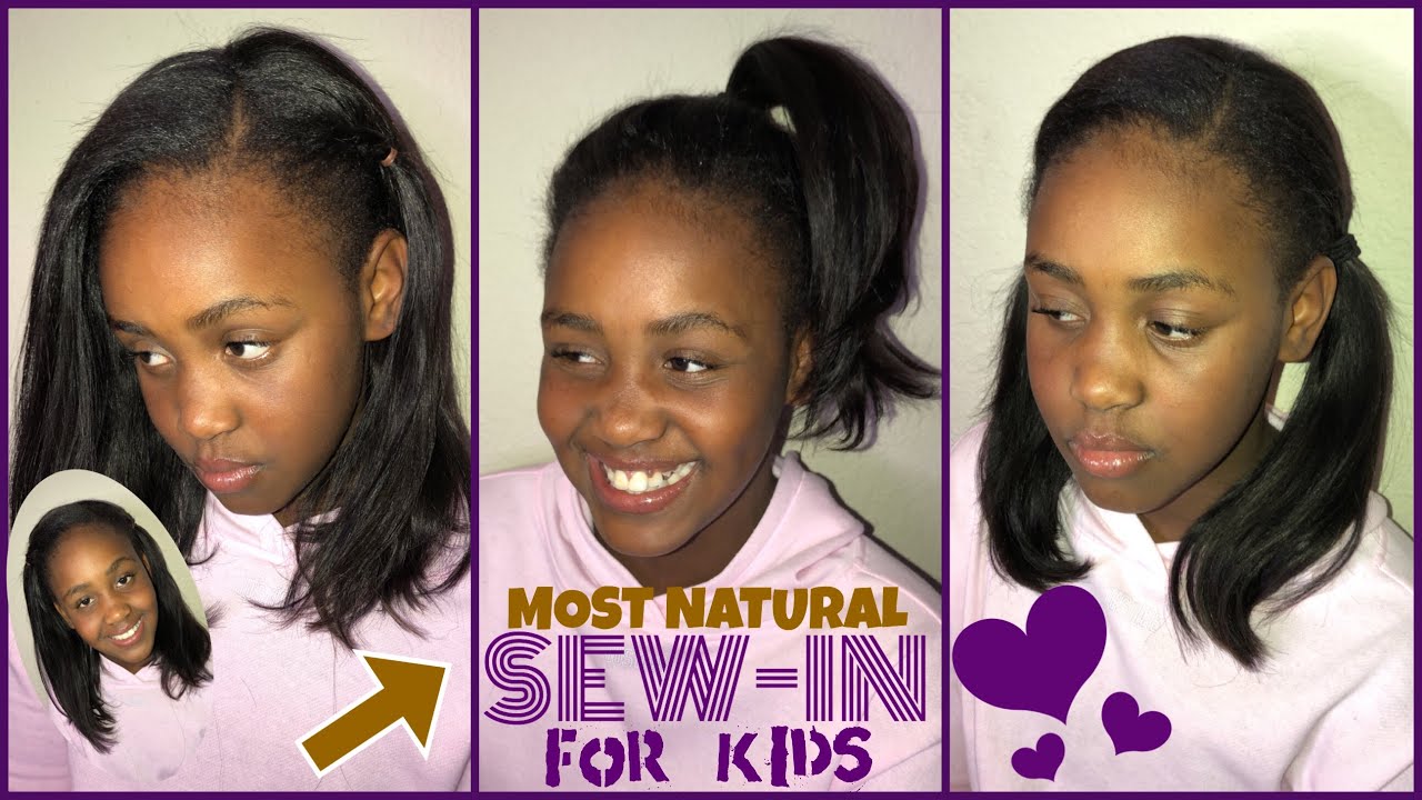 Sew In Hairstyles For 12 Year Old