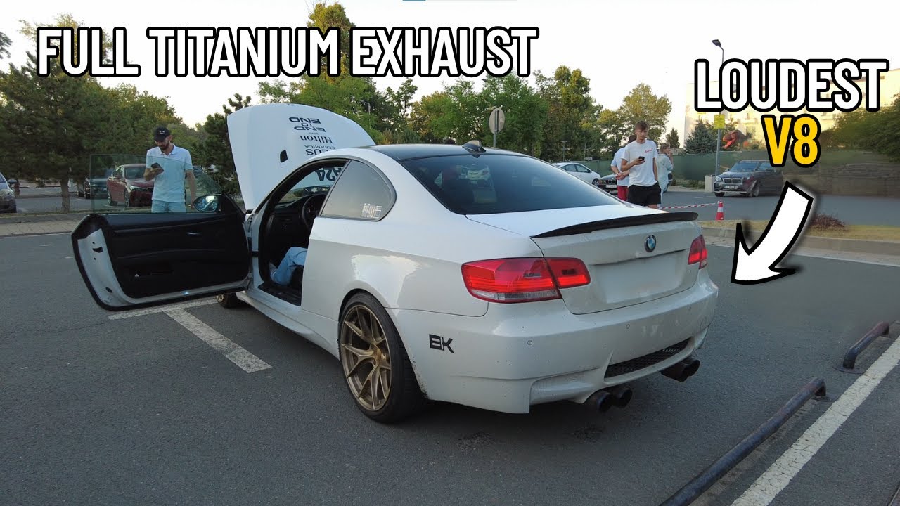 BMW M3 E92 With Titanium Straight Pipe – Brutal Sound