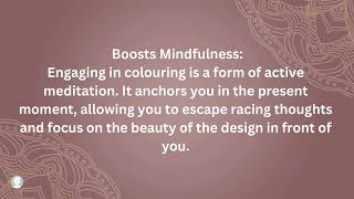 Discover the Mental Health Benefits of Mandala Colouring | Relaxation & Mindfulness Tips