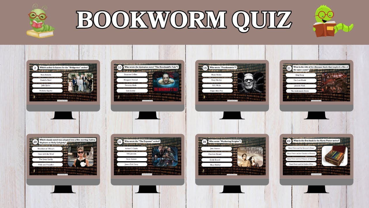 📚 Bookworm Challenge: 50 Questions to Test Your Knowledge! 🧠 - YouTube