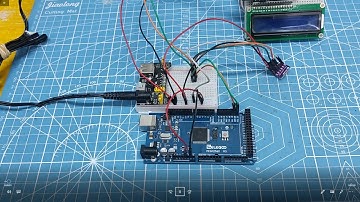 71 Arduino Mega2560 barómetro , sensor de temperatura, altitud y presión atmosférica con el BMP280