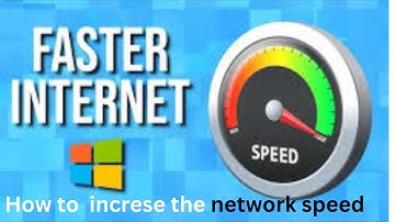 Increase the Network Speed using Registry editor!