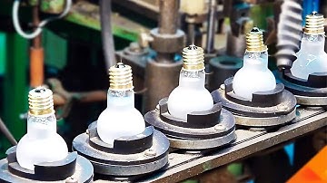 HOW a LIGHT BULB is MADE 💡 | MASS PRODUCTION PROCESS of INCANDESCENT BULBS