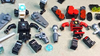 Titan Cameraman vs Titan Speakerman | Lego Skibidi Toilets | Assembling Lego Minifigures unofficial