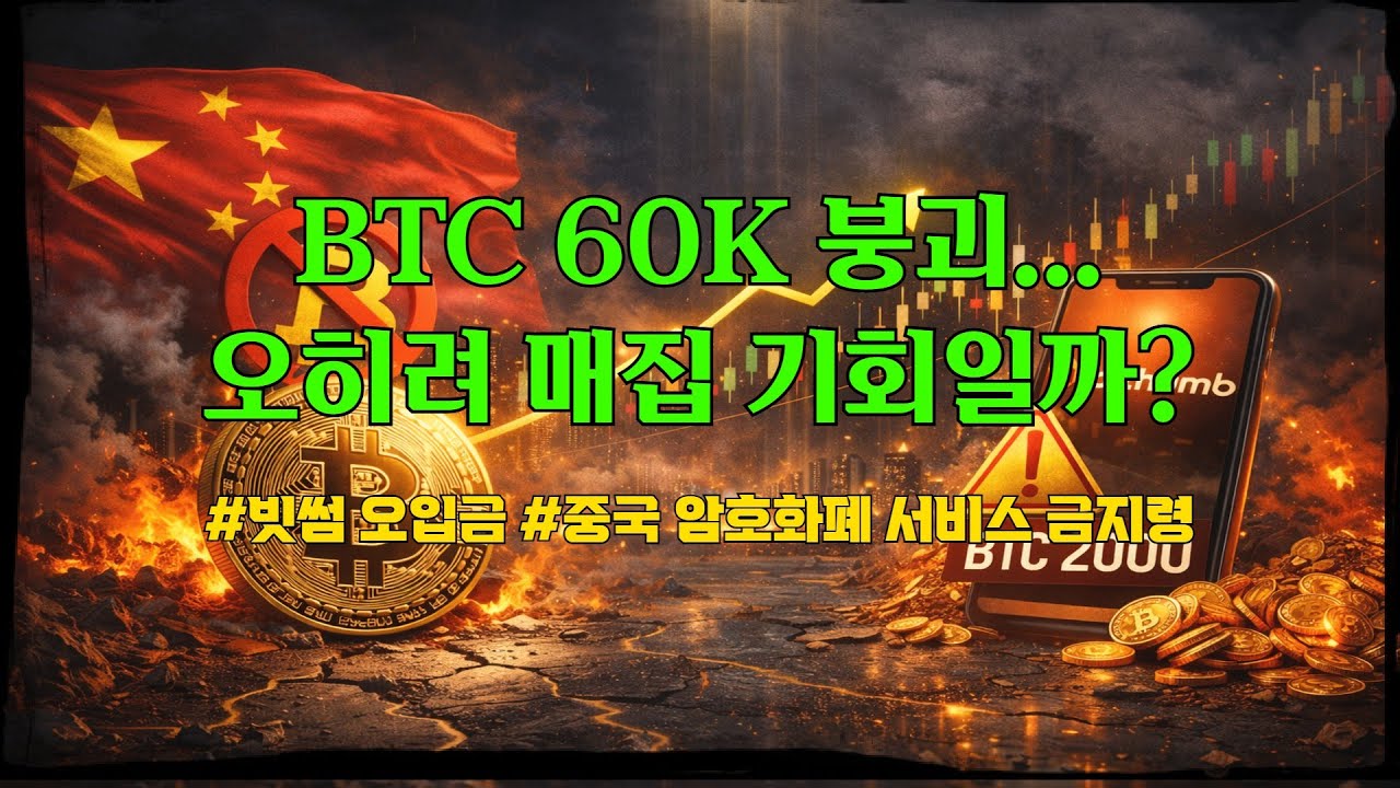 비트코인 60K 붕괴… 하지만 이 자리는 깨지기 힘들다. - YouTube
