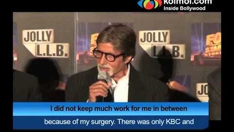 "Will be Back on Screen Soon" Amitabh Bachchan