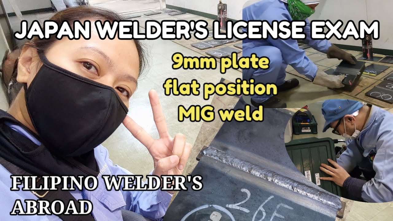 welders diary 15 JAPAN welder's licence exam welder japanofw YouTube