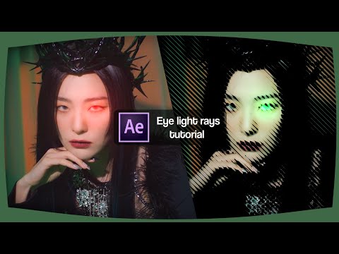 ✧Eye Light Rays Effect Tutorial on After Effect✧