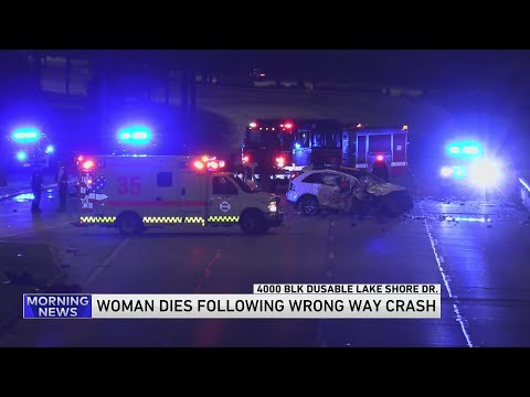 Woman killed in wrong-way crash on DuSable Lake Shore Drive; man in custody: CPD
