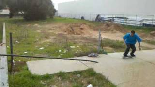 [Crazy Pole-Jam BS 180 Out!]