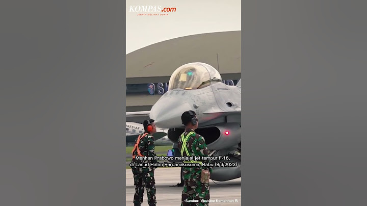 Momen Menhan Prabowo Jajal Jet Tempur Canggih F-16
