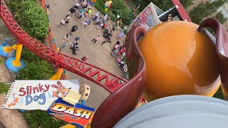 Let’s take a ride on Slinky Dog Dash in Disney’s Toy Story Land / Hollywood Studios (Full Ride)