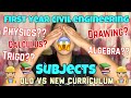 First Year Civil Engineering Subjects (Old vs New Curriculum) |UST Civil Engineer Philippines Ep 10|