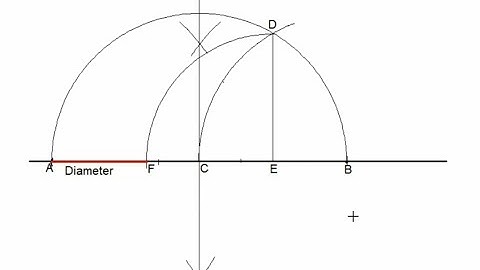 Engineering Drawing || Construction of Diameter of A Circle Given The Circumference Of The Circle.