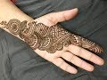 Learn stylish arabic henna mehndi in 10 minutes  how to apply arabic mehendi like a professional