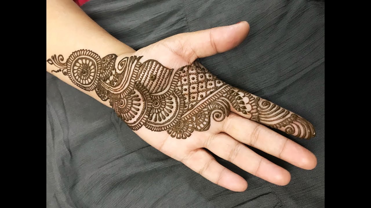 LEARN STYLISH ARABIC HENNA MEHNDI IN 10 MINUTES | HOW TO ...