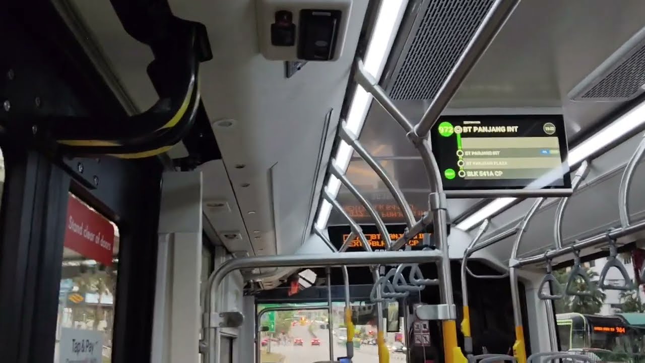 [N12 Returns On SMRT/After 2 Days Of Missing In Action] SMRT Zhongtong N12 On Bus 972 [SG3503J]