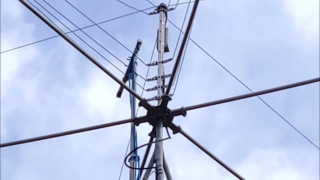 GIN POLE INSTALLATION HEX BEAM ANTENNA REPAIR AMATEUR RADIO HF