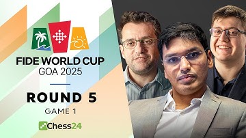 FIDE World Cup 2025: Levon v. Arjun, Harikrishna v. Jospem & Sevian v. Wei Yi Headline Rd 5 Game 1