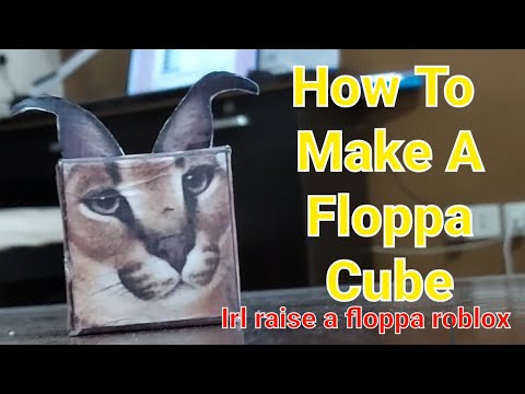 How To Make A Floppa Cube! (Roblox Raise a Floppa Irl) #floppa #howto  #tutorial #howtomake #roblox 