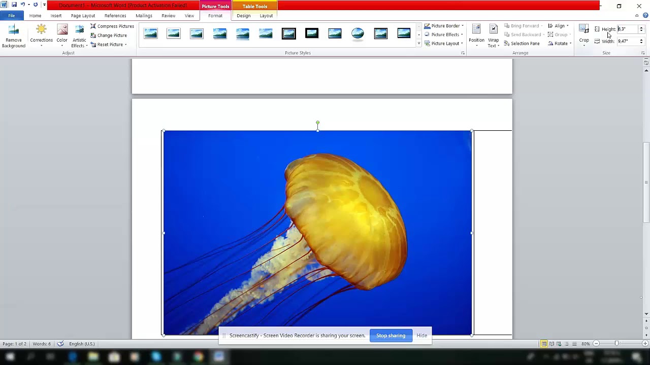 How to insert images into word document table - YouTube