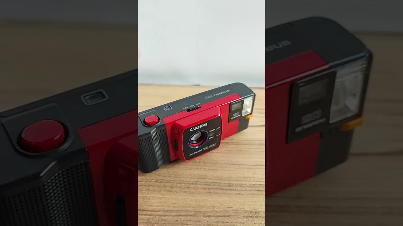 動作確認済み】canon snappy 20 フィルムカメラ　赤　レッド Canon Snappy 20 35mm Film Camera - YouTube