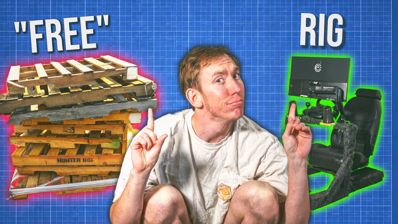 Wooden Rally Sim Racing Rig Is It Worth Building A Sim Racing Rig With Pallet Wood? - YouTube