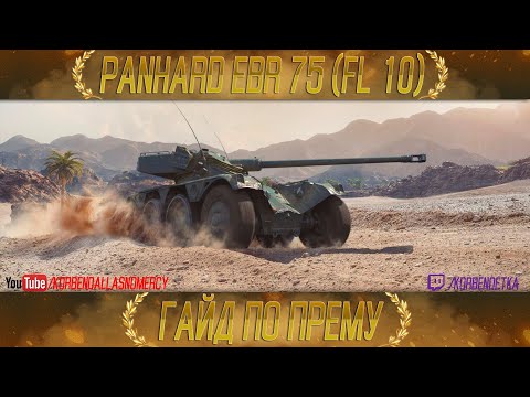 Видео: КАК ИГРАТЬ НА Panhard EBR 75 (FL 10) (ГАЙДЫ ПО ПРЕМИУМ ТАНКАМ)