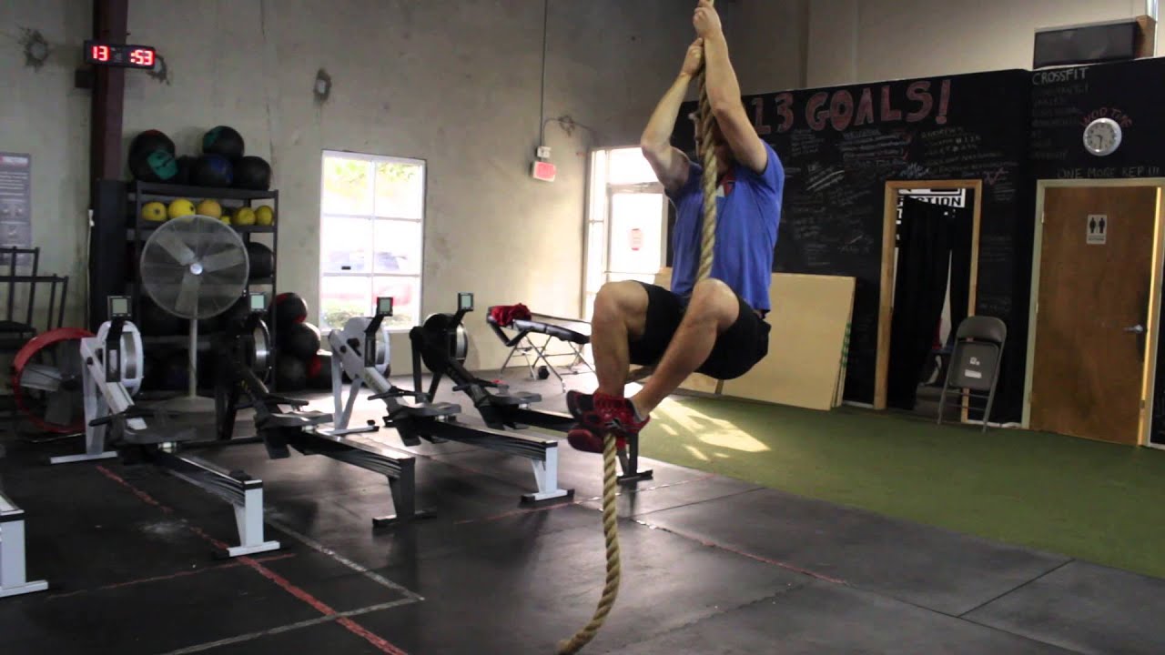 Rope Climb with Leg Wrap YouTube