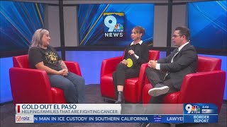 Local non-profit turns El Paso gold to bring attention to children battling cancer