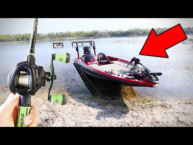 My FIRST TIME Fishing On A BASS BOAT (INSANE!) 