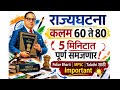 भारतीय राज्यघटना कलम 60 ते 80 | President &amp;Parliament Explained |MPSC / Police Bharti / Talathi 2026