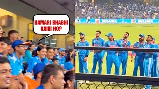 Kohli Fans Chanting Hamari Bhabhi Kaisi Ho In Front Of Virat Kohli Shubman Gill At Wankhede