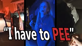 FULL BODYCAM DUI ARREST Of ENTITLED Drunk Girl LITERALLY Arguing About Schmiggle Schmoggle, GEEZ