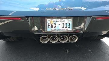Corsa Extreme with Functioning Valves on a 2014 Stingray