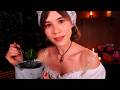 ASMR Curandeira Medieval Limpa suas Feridas e te faz Descansar 🍵 | Relaxamento Intenso 🕯️