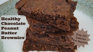 Chocolate peanut butter brownies | series