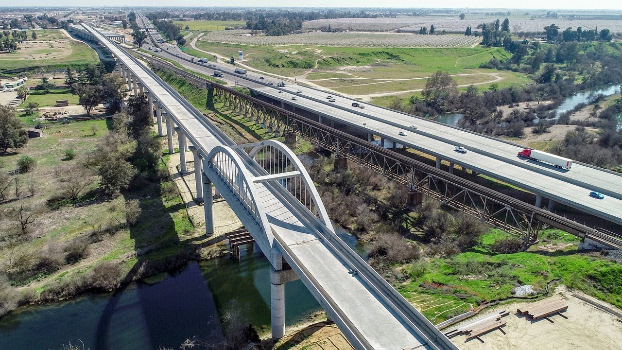 HSR Drone – Future High-Speed Rail Station in Downtown Fresno