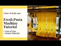 Homemade Fresh Pasta Machine Tutorial