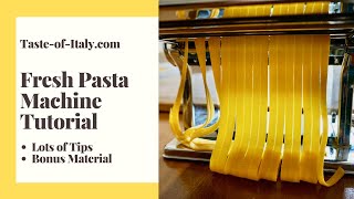 Homemade Fresh Pasta Machine Tutorial - Complete Guide