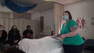 side lying draping and M EK