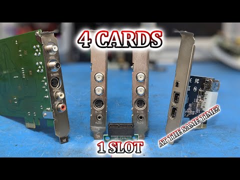 TEF #196 | Will 4 PCIe 1x Cards Work In 1 PCIe 1x Slot Using A PCE4PCE-A01 Board?