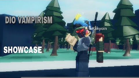 Dio Vampirism showcase | a bizarre world rewrite Roblox